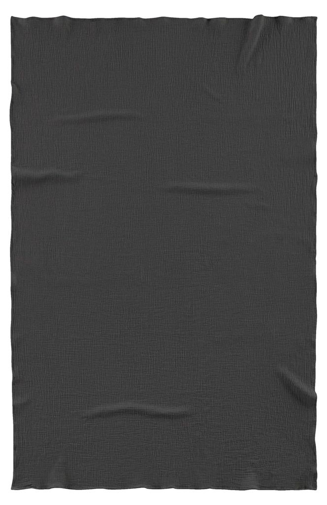 Musselin Sommerdecke Uni, 1x 150x200 cm, Titanium