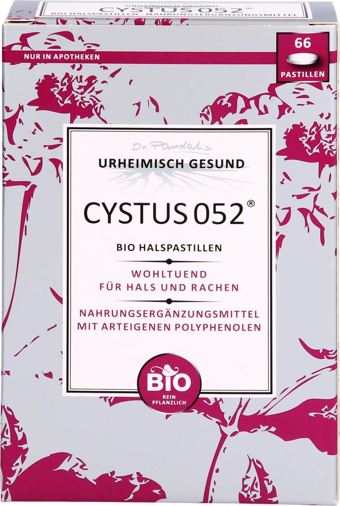 Dr. Pandalis CYSTUS 052 Halspastillen, 66 St. Tabletten