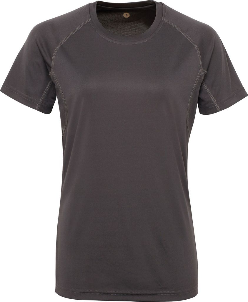 Tri Dri Damen T-Shirt mit Rundhalsausschnitt, kurzärmlig RW4852 (M) (Graphit)