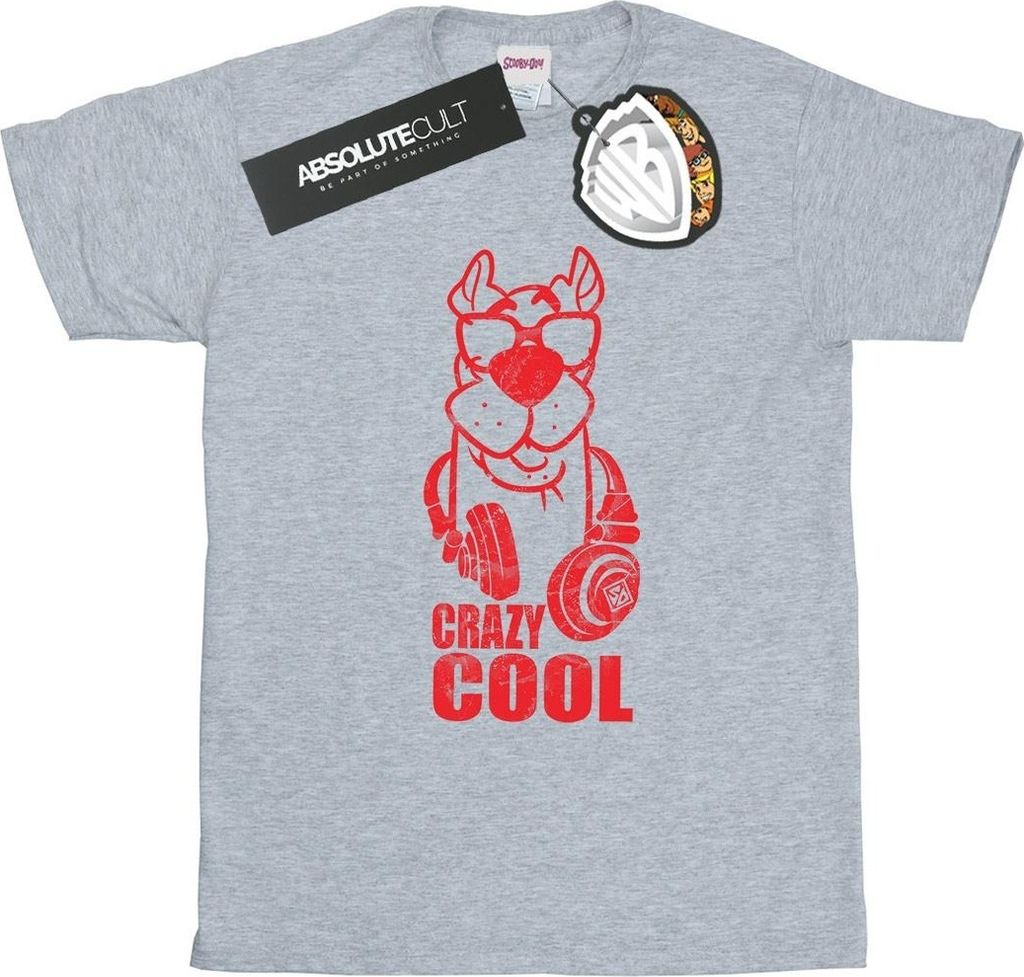Scooby Doo - "Crazy Cool" T-Shirt für Herren BI44965 (XXL) (Grau)