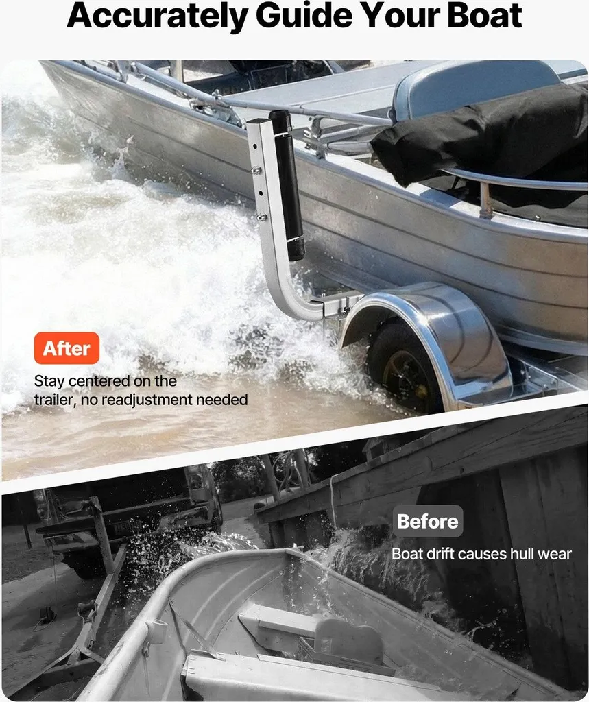 Guide de centrage pour bateau : faciliter la mise à l'eau sur rampe