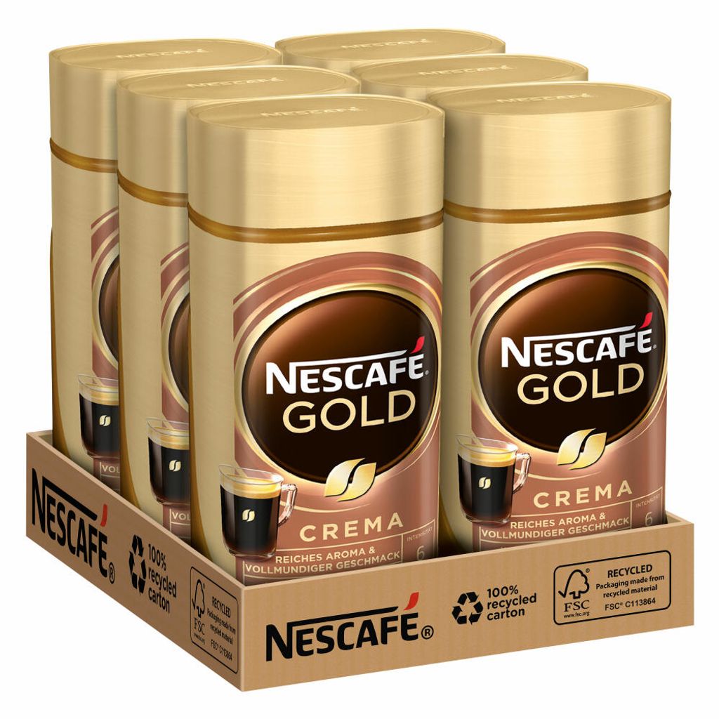 Nescafé Gold Crema | löslicher Kaffee | 200g-Glas Produktbild 12