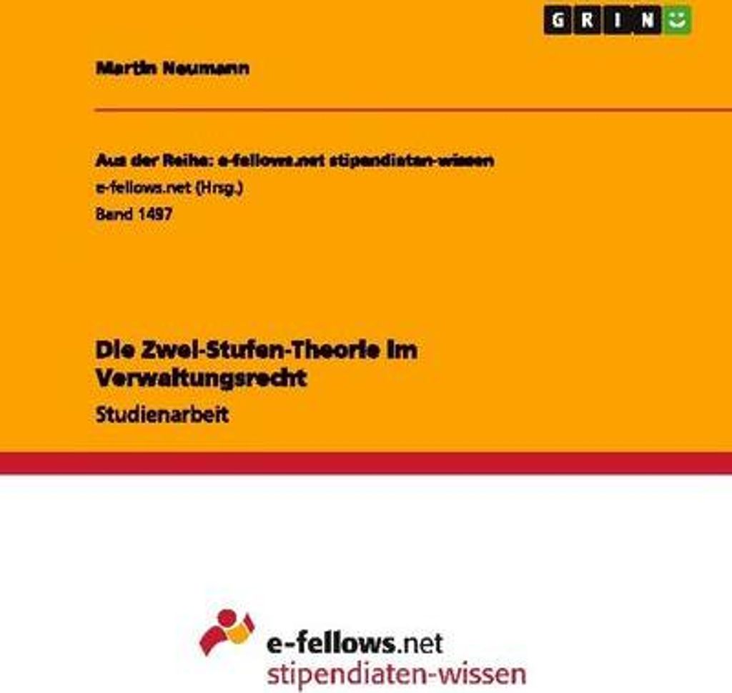 Die Zwei-Stufen-Theorie im Verwaltungsrecht