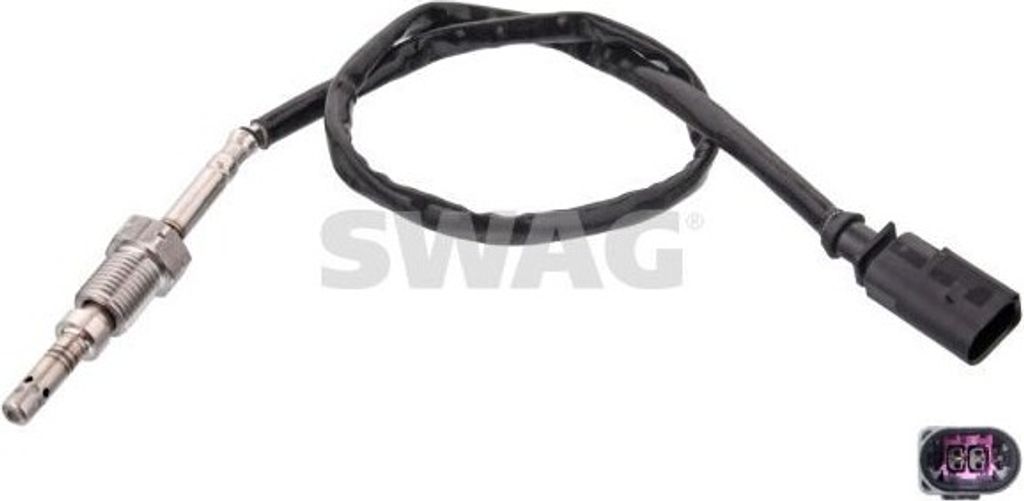 SWAG 30 10 0803 Abgastemperatursensor für VW Transporter V Bus (7HB, 7HJ, 7EB, 7EJ, 7EF, 7EG, 7HF, 7EC)