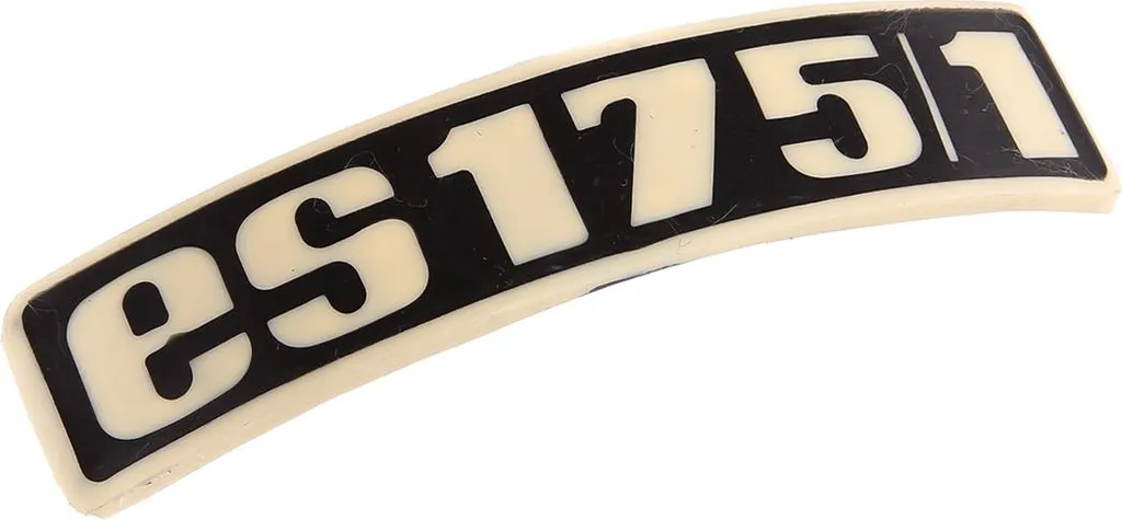 Plaque Signalétique Badge pour MZ ES 175/1 en Plastique Résistant