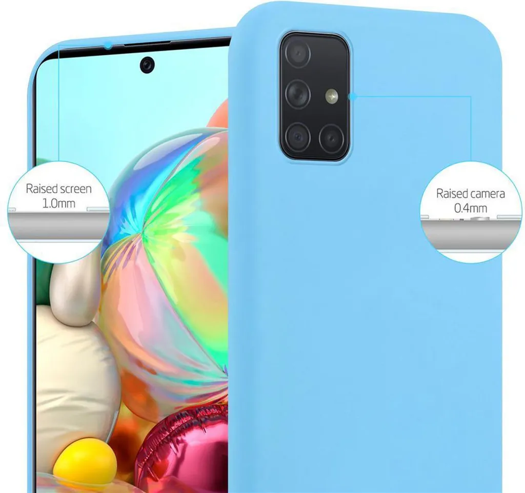 Accessorio Samsung Galaxy A51: Custodia Blu Cadorabo Chic & Safe - 6
