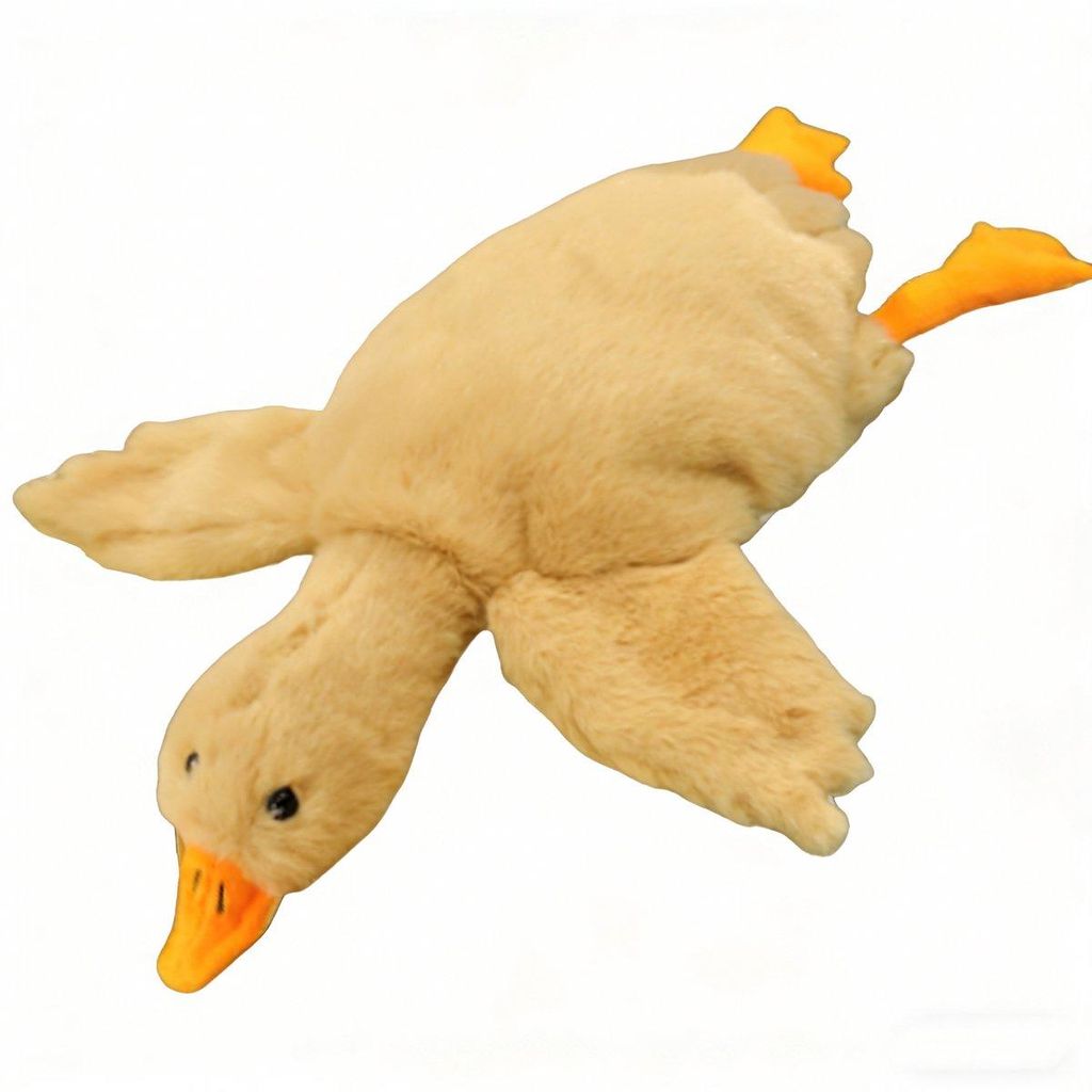 Kuschelgans Plüschtier 90 cm – Weiches Gänse Kissen Kuscheltier Braun