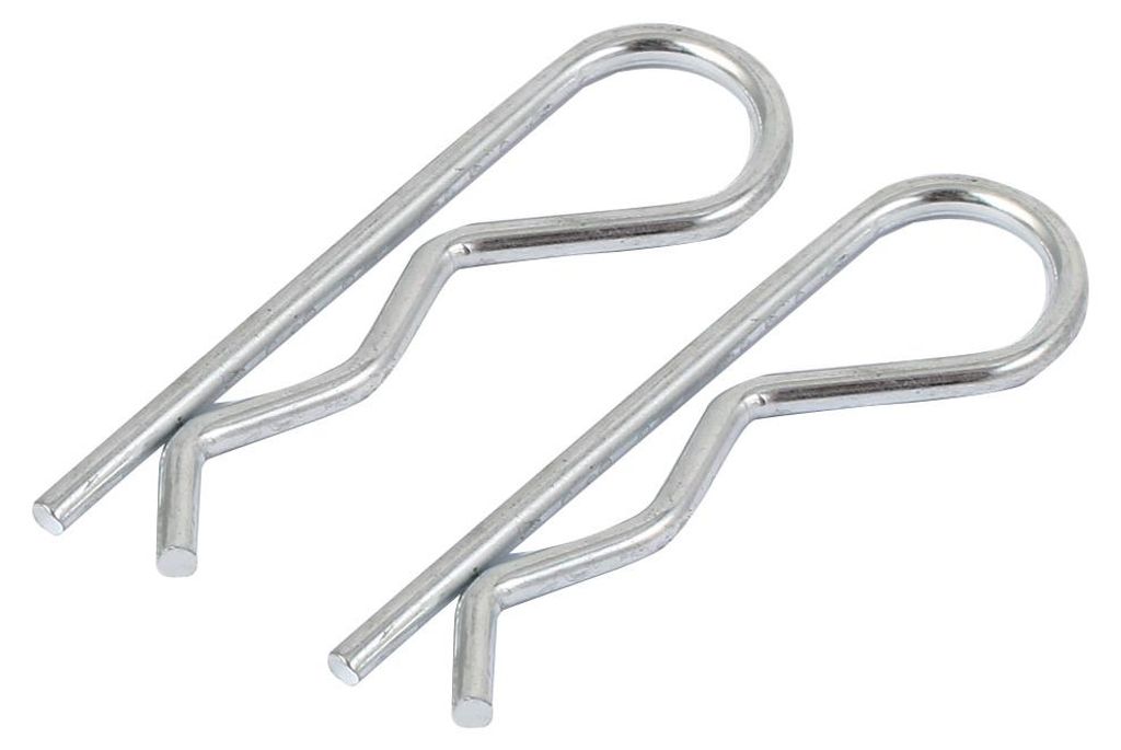 5 Stš¹ck Federsplint 3mm x 66mm R Clip Federstecker Traktorstifte Sicherungssplint Silber Ton