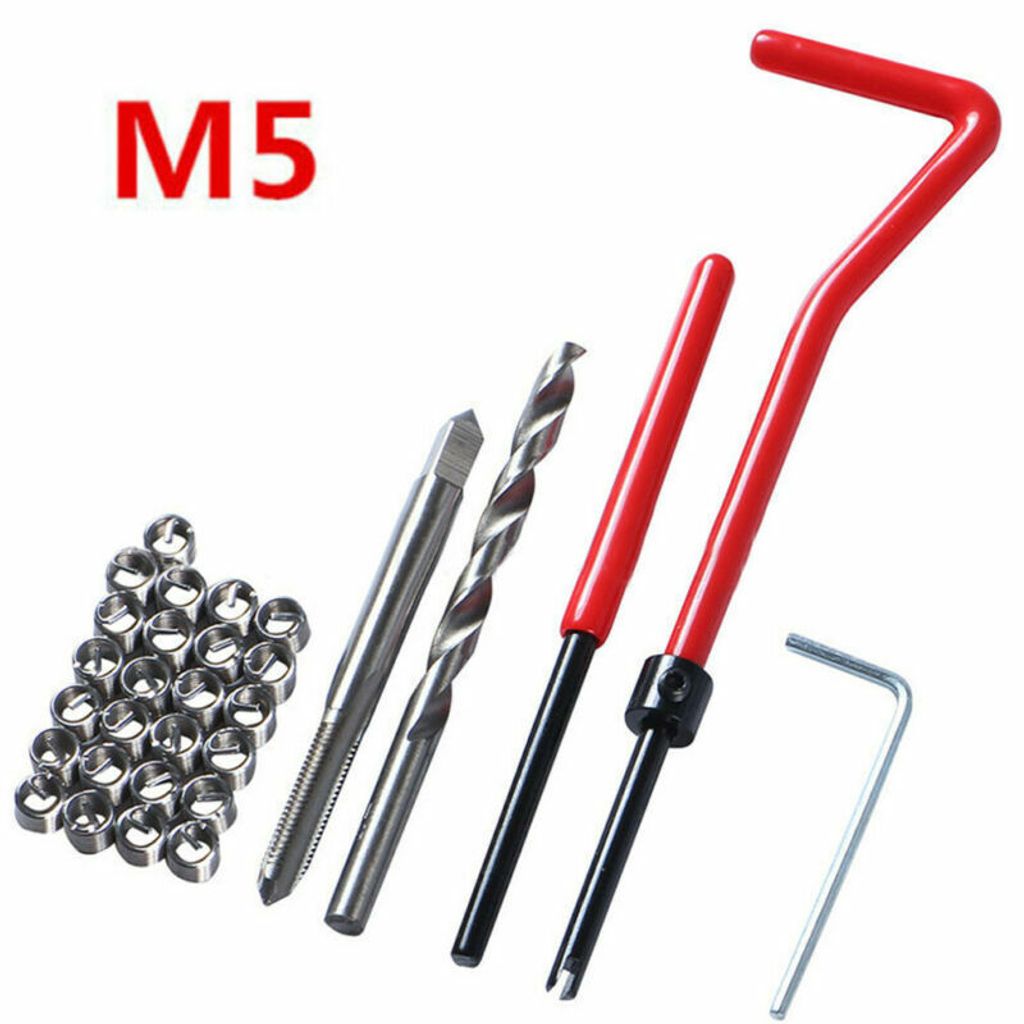 M5 Reparatur Gewinde Bohrer Set Nachschneiden Bohrer Werkzeug