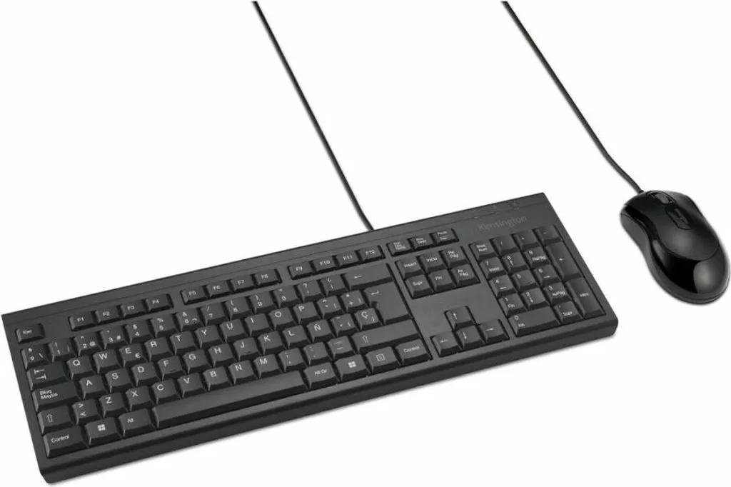 Kensington KM100 EQ Ensemble Clavier Souris USB QWERTY Noir Filaire