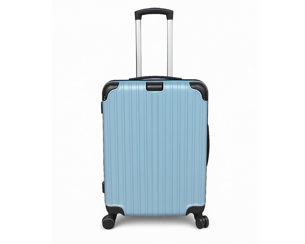 Koffer Kofferset Reisekoffer Hartschalen Trolley Handgepäck M, A973, blau
