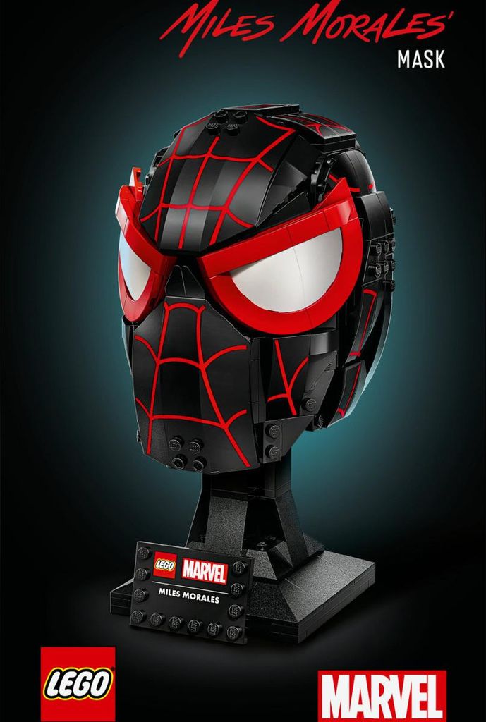 LEGO Maschera Miles Morales 76329 Set Costruibile 487 Pezzi Immagine del prodotto 