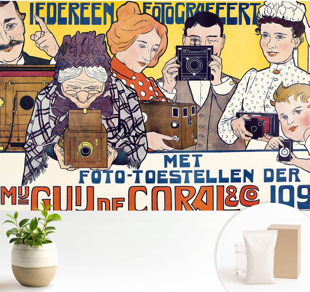 Fototapete - 104x70 cm - Tapete - Wandtapete - Wandbilder - Dekofolie - Tapete Folie - Wand - Dekoration - Wohnzimmer - Leidenschaft für die Fotog...