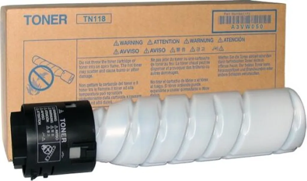 Cartuccia Toner Nero TN-118 (A3VW050) per Konica Minolta Bizhub 215 226