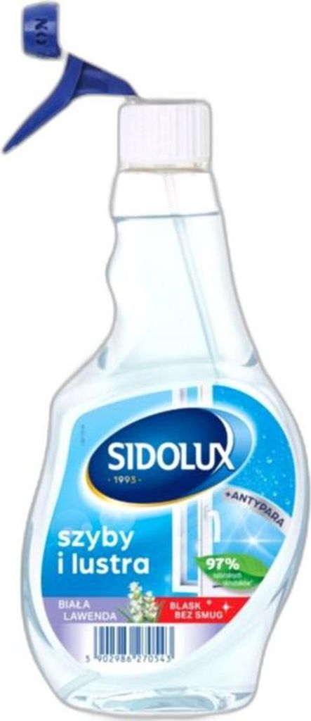 Sidolux Płyn Do Mycia Szyb I Luster Lawenda 500 Ml Zdjęcie produktu 