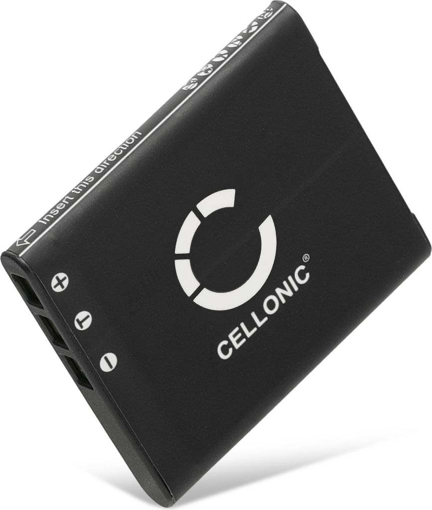 CELLONIC 1x Akku für Kamera Kompatibel mit Casio Exilim EX-ZS10, Exilim EX-S200, Exilim EX-ZS12, NP-120 - (550mAh, 3.7V)