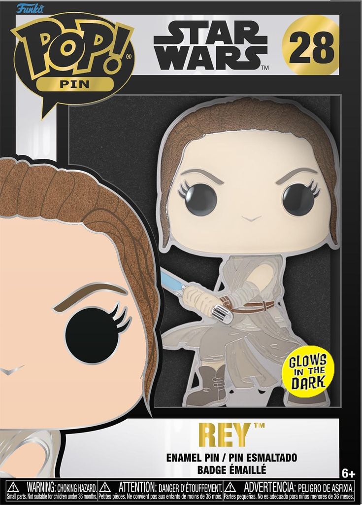 Star Wars - Rey 28 Glows - Funko Pop! Pin