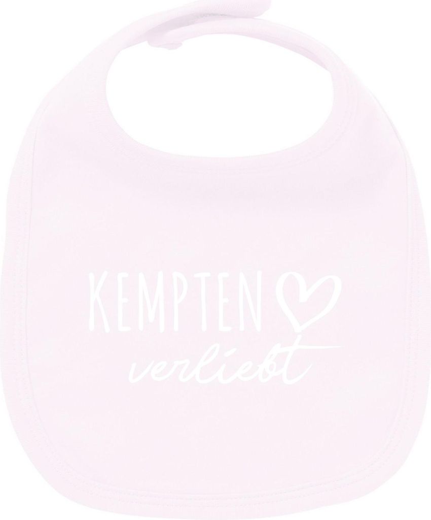 Huuraa Unisex Babylatz Kempten (Allgäu) verliebt Geschenk Babypink Baumwolle Kempten (Allgäu) Mitbringsel