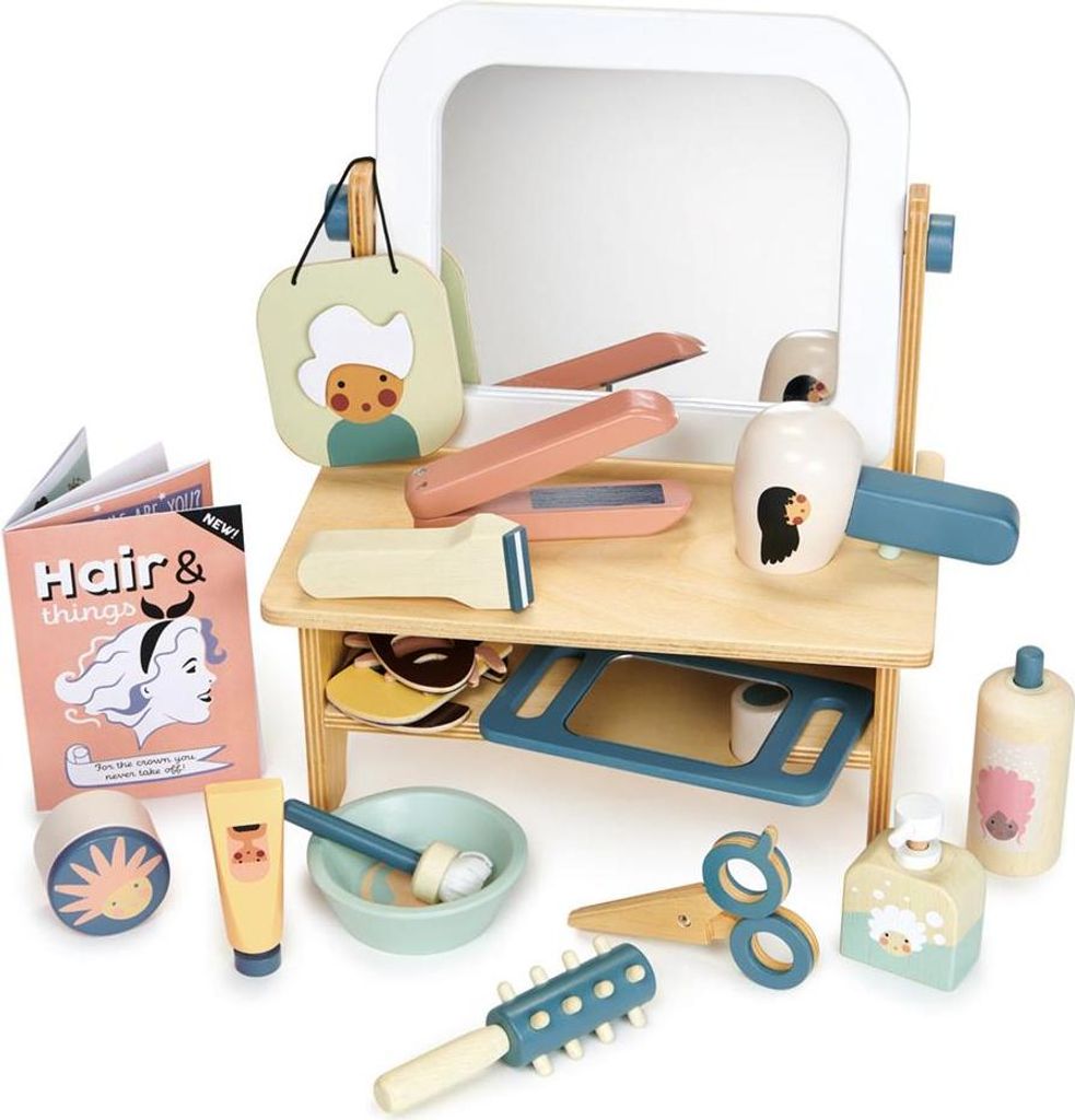 Tender Leaf Toys Friseursalon (Kinderspielzeug, aus Holz, Obrázok produktu 