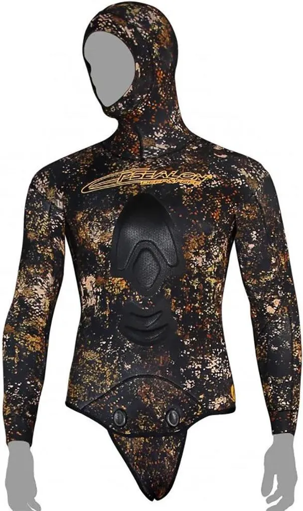 Veste de chasse sous-marine anti-froid Epsealon Kombu 5 mm noir S