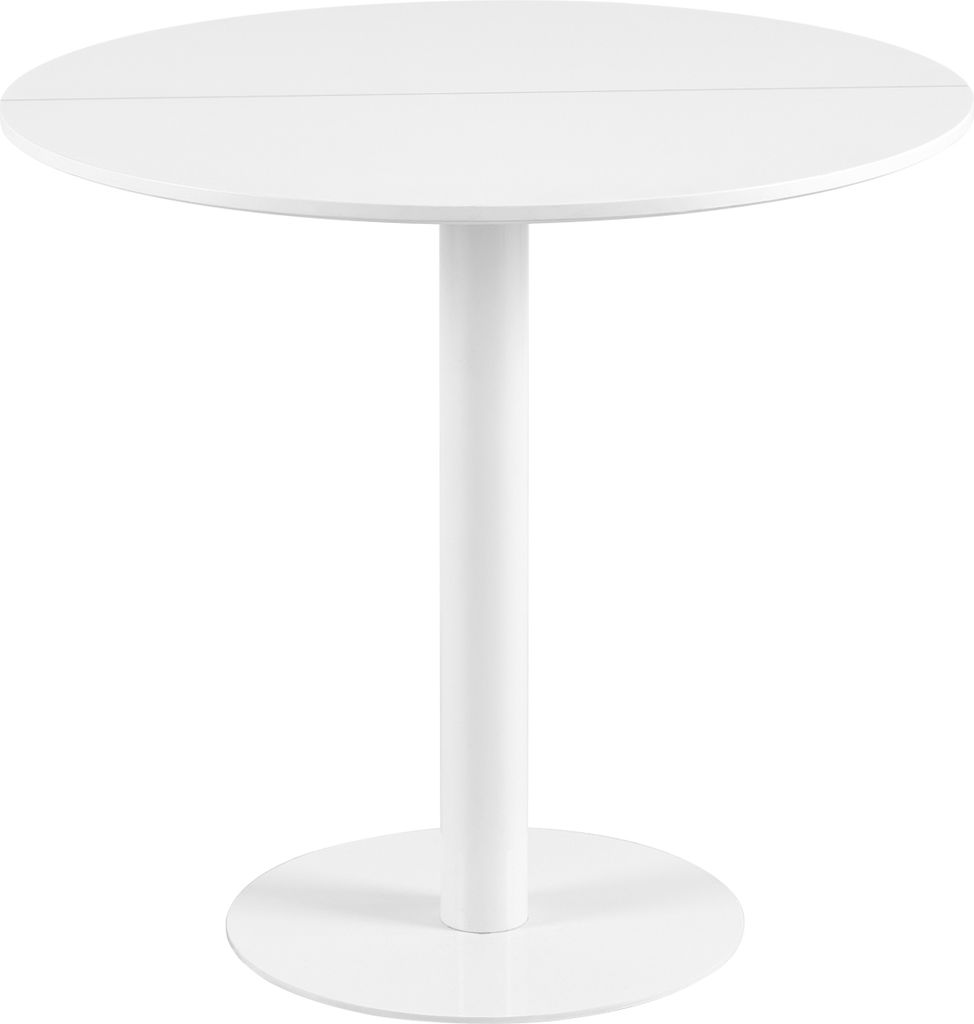 H.J WeDoo Table de salle à manger ronde 80x80x73 cm Petite Image du produit 