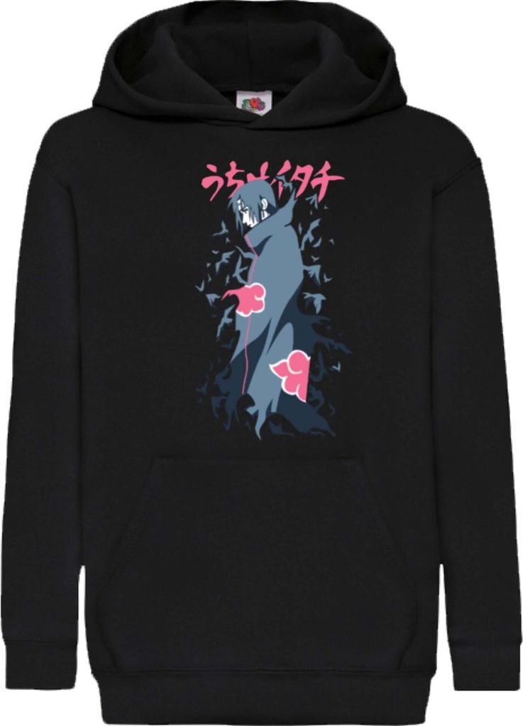 Kinder Kapuzenpullover Japan Anime Manga Naruto Madara, 9-11 Jahr - 140 / Grau