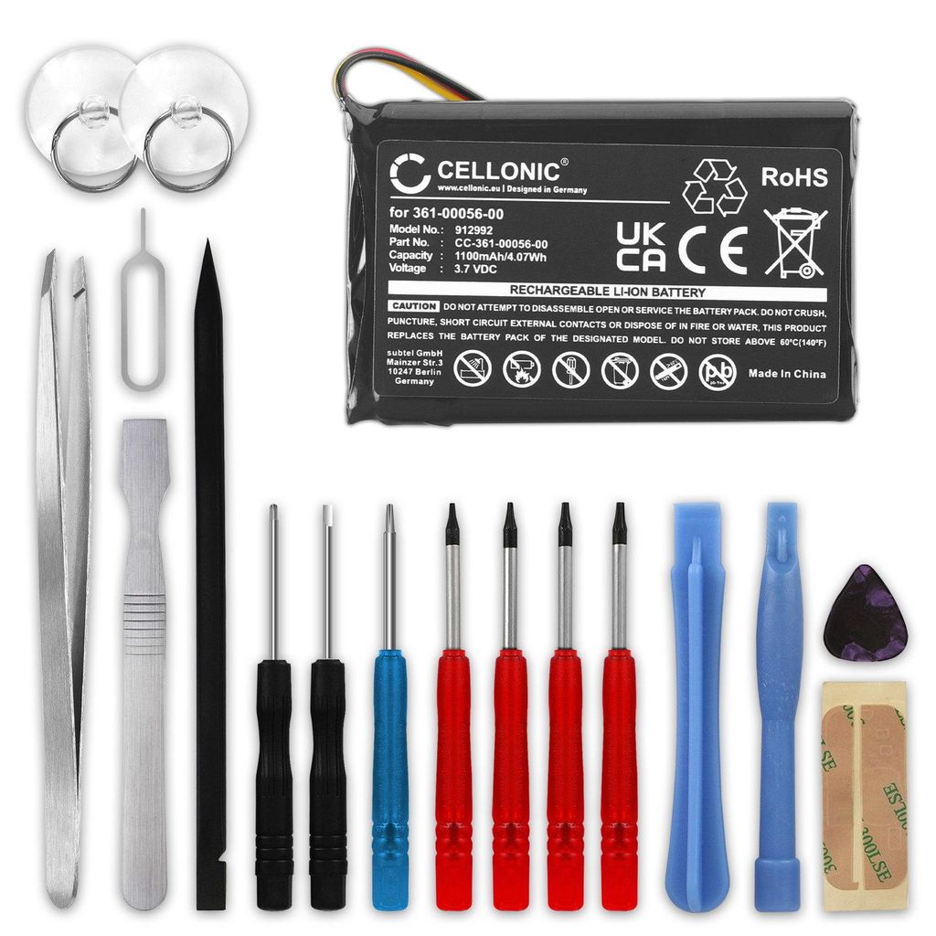 subtel 1x Batterie pour GPS / Navigation Compatible avec Image du produit 