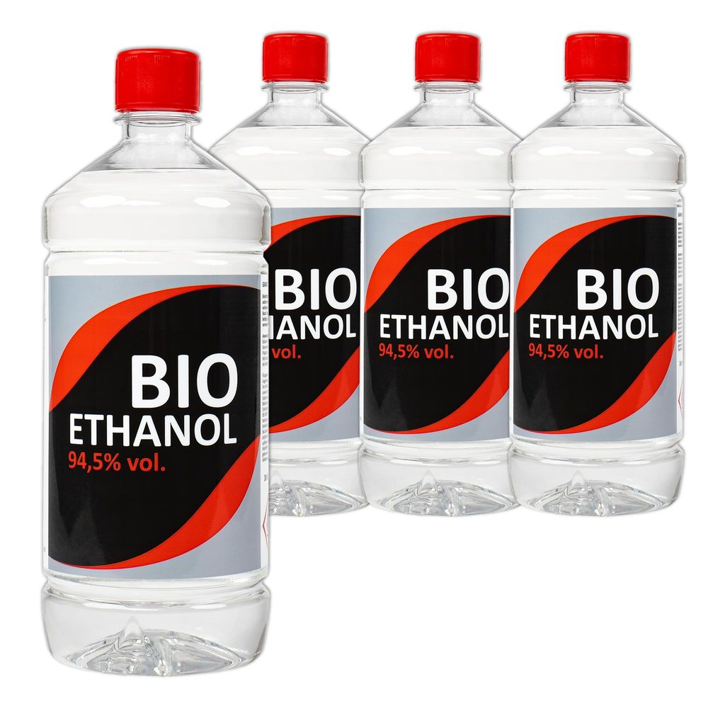 Premium Bioethanol 100% Reinheit – Geruchlos & Rauchfrei – Umweltfreundlicher Brennstoff für Kamine & Feuerstellen – Innen- & Außenbereich ...
