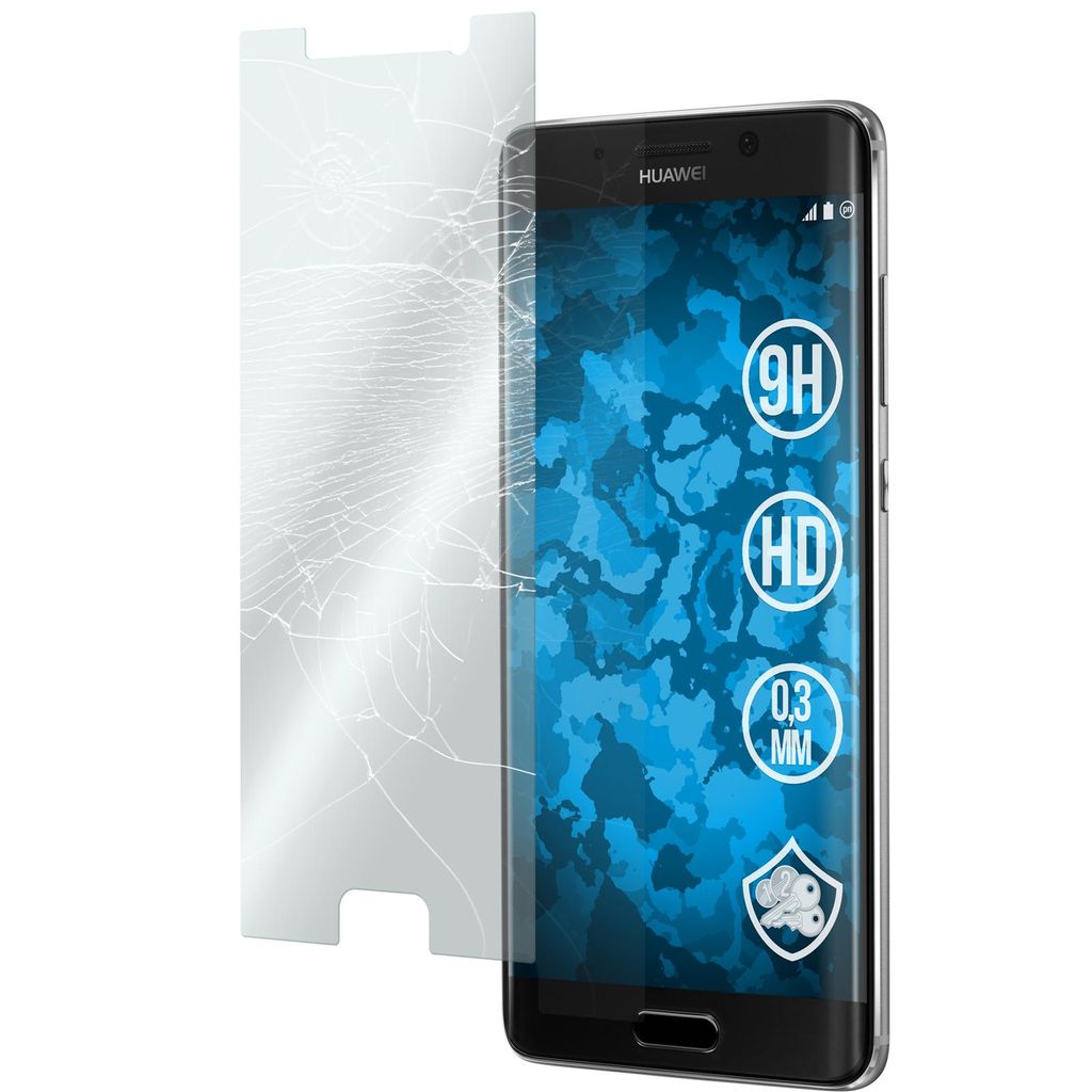 3er-Pack PhoneNatic Glas-Folie klar kompatibel mit Huawei Mate 9 Pro - Panzerglas für Mate 9 Pro