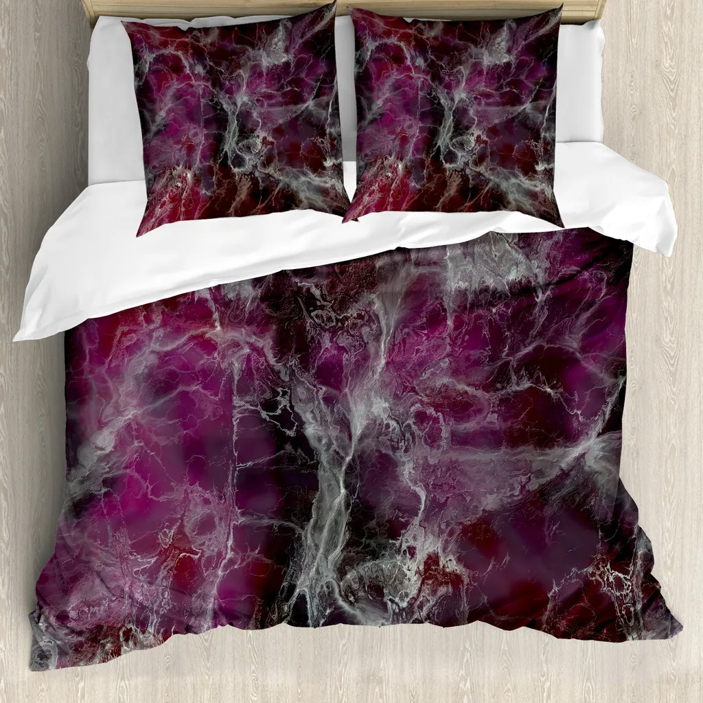 Copripiumino Marmo ABAKUHAUS: Psychedelic Magenta Mood 200x200