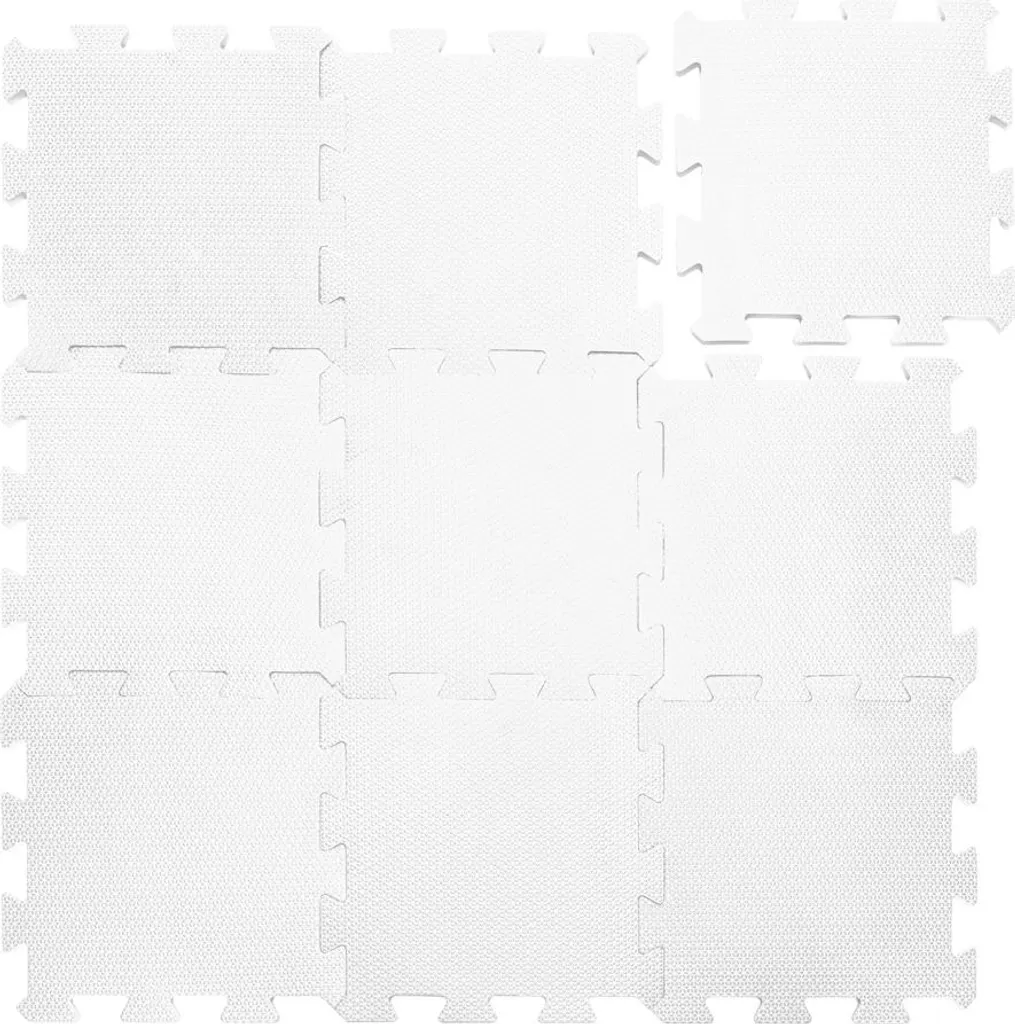 Tapis de Sol Bébé Puzzle ZOPA 30x30cm 9pcs Beige pour Coin d'Éveil