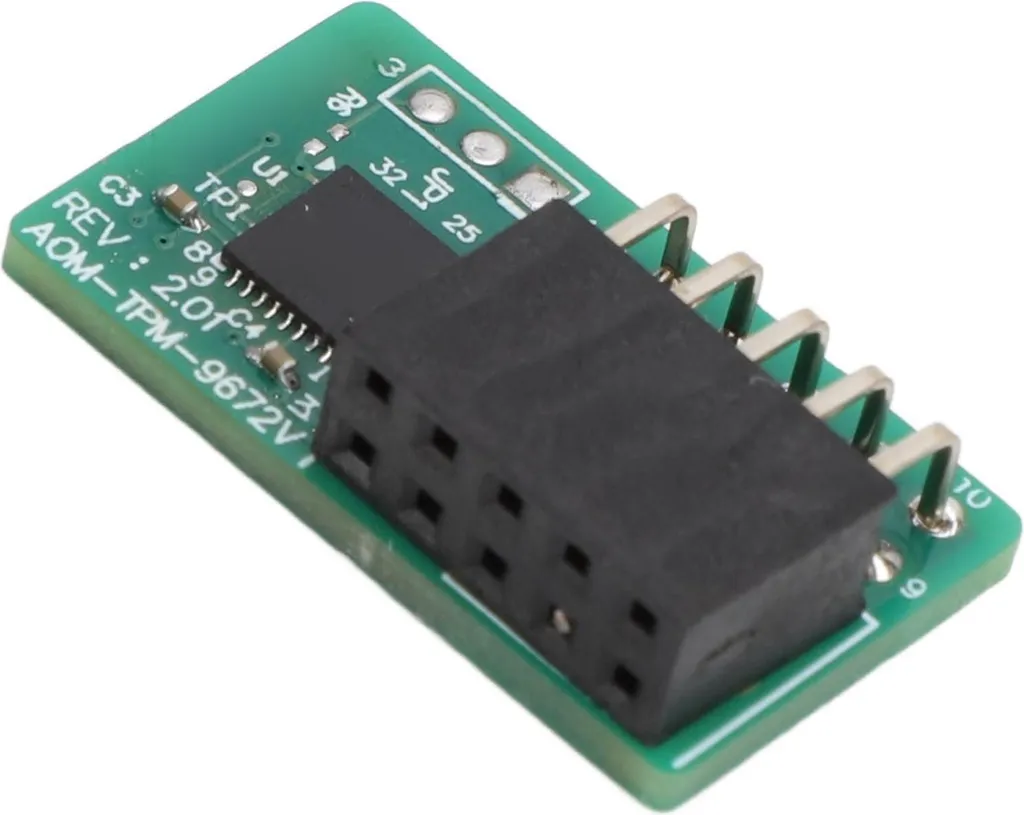 Module TPM 2.0 vertical à puce SPI 10 broches pour protection des données - 5