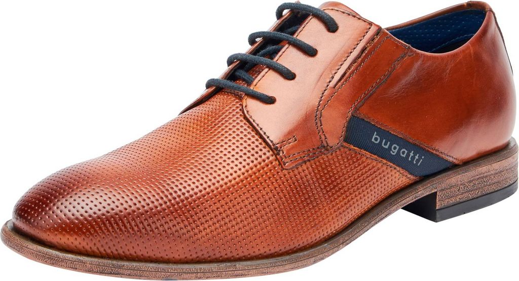 Bugatti Business Schnürschuhe Herren Braun 43 EU