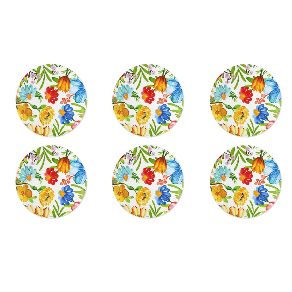 Excelsa set di 6 set da tavola Blooming plastic 38x0,1x38 Immagine del prodotto 