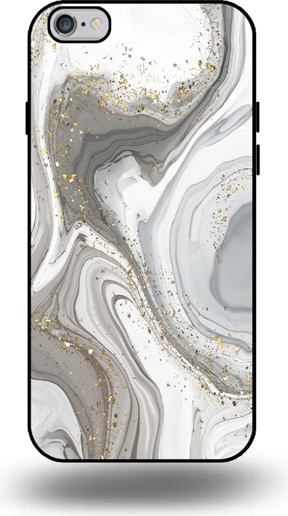 Cover iPhone 6 Plus Marmo Argento | Smartphonica TPU Slim Design