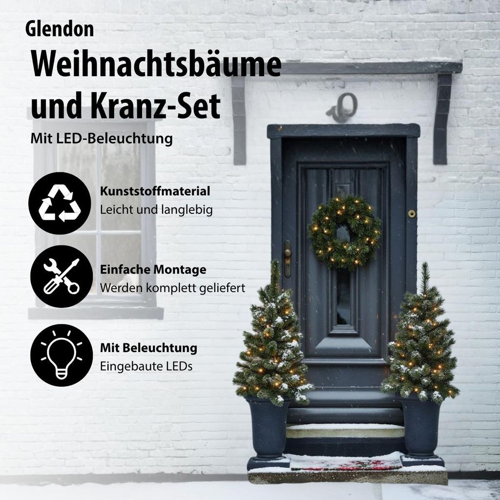 Black Box Trees Glendon Knstlicher Weihnachtsbaum und
