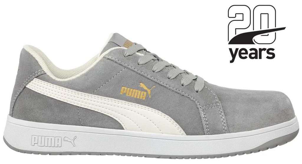 Puma Sicherheitsschuh ICONIC SUEDE LOW S1PL ESD FO HRO SR Produktbild 