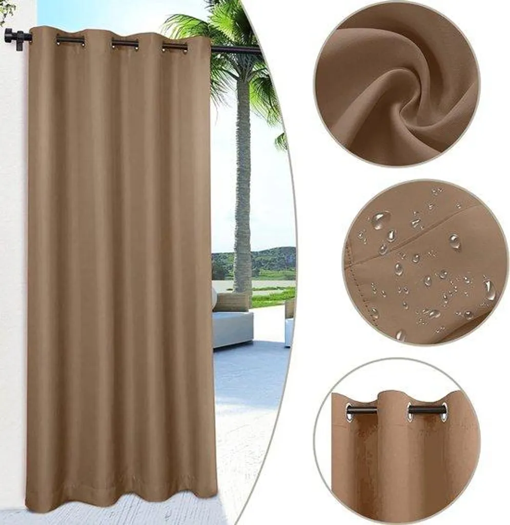 Voile d'ombrage pour terrasse 132x274 cm - Créez un coin d'ombre frais