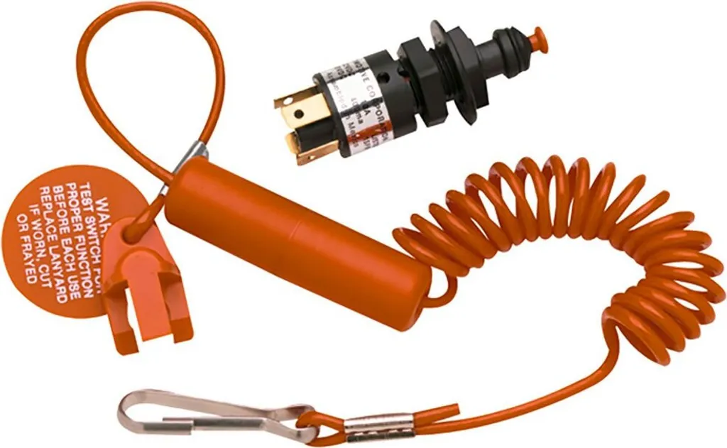 Bouton d'Arrêt d'Urgence Sierra 4097 Rouge : Stop Moteur Rapide et Sûr