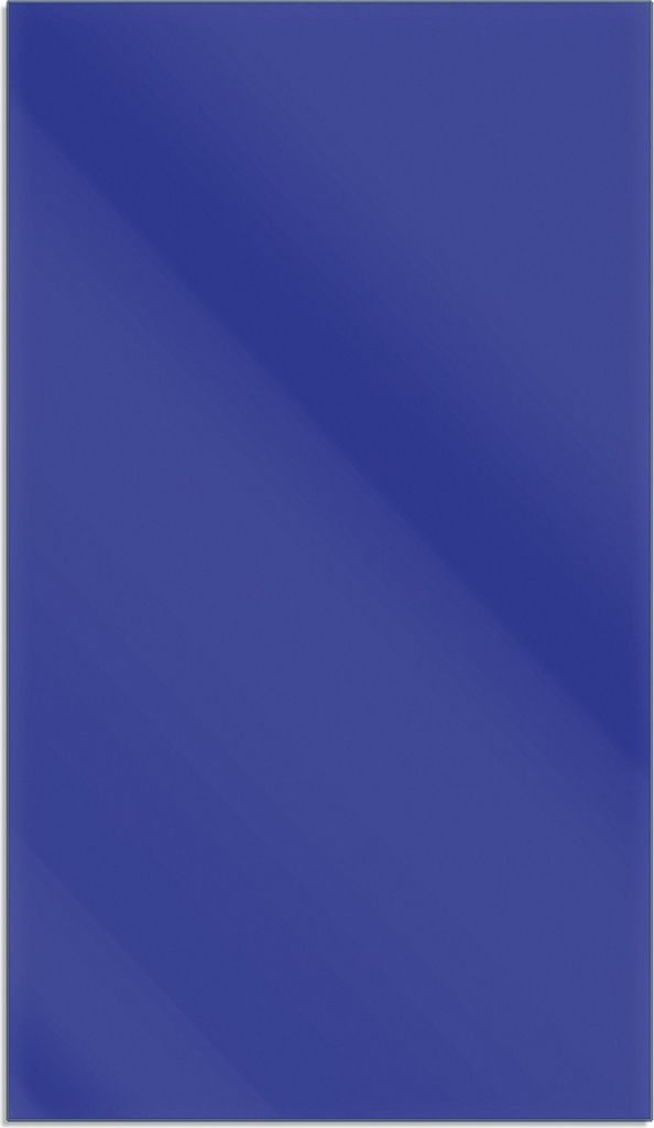 Wallario Herdabdeckplatte aus Glas 1-teilig, Größe 30x52 cm Dunkelblau