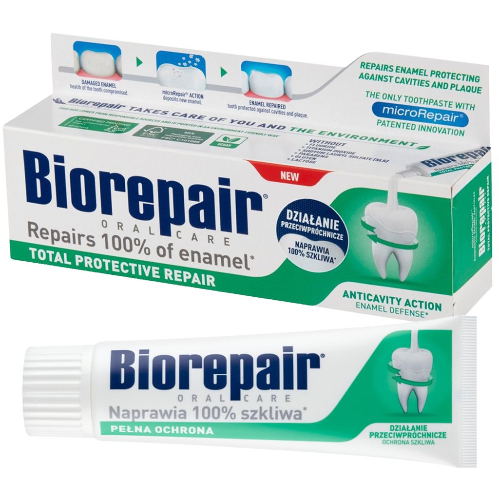 Zubná pasta Biorepair - 75 ml - S iónmi zinku a Obrázok produktu 