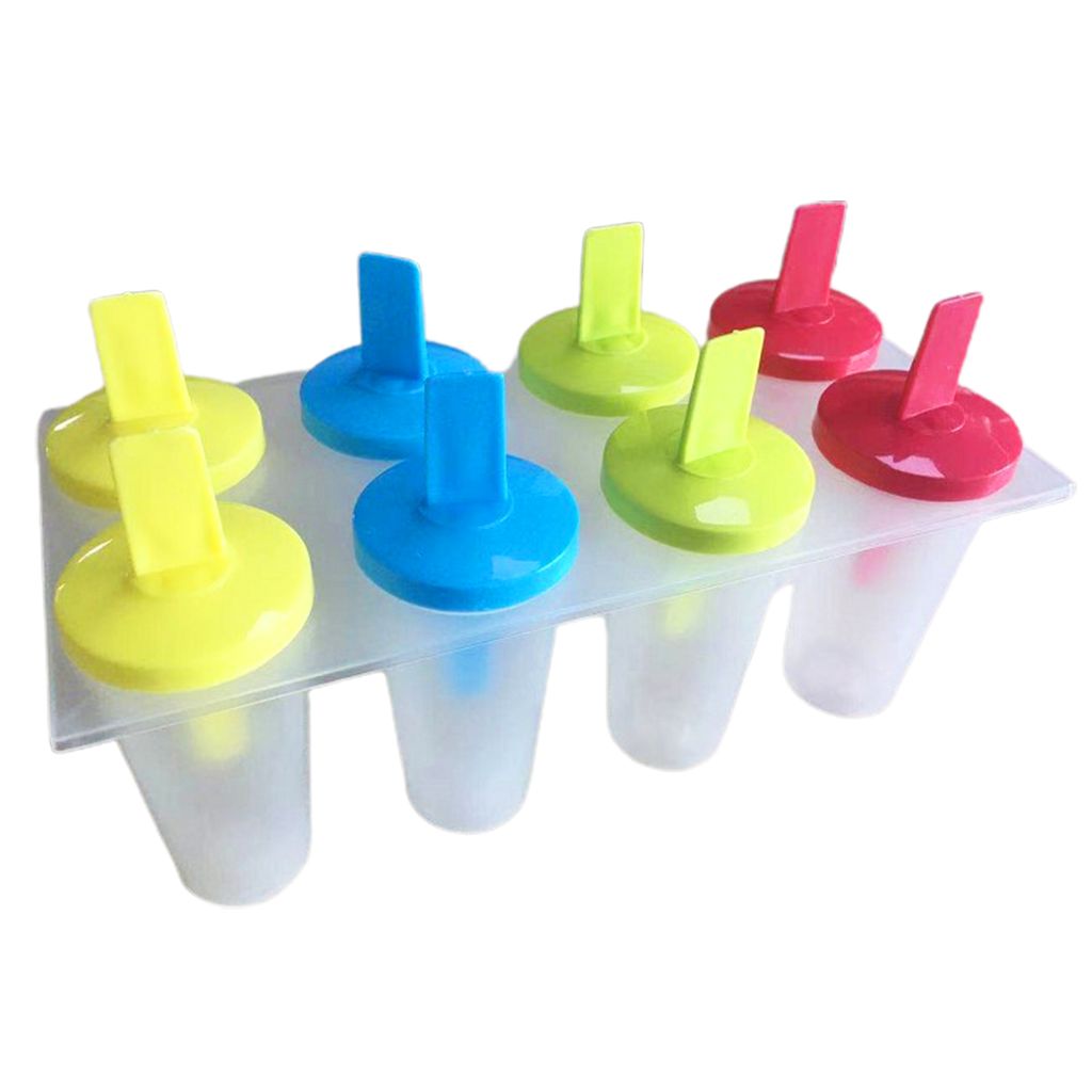 diy Popsicle Form Anti-Verformung wiederverwendbare 8-Hohlraum-Design Eislutscher-Maker Küchenwerkzeuge