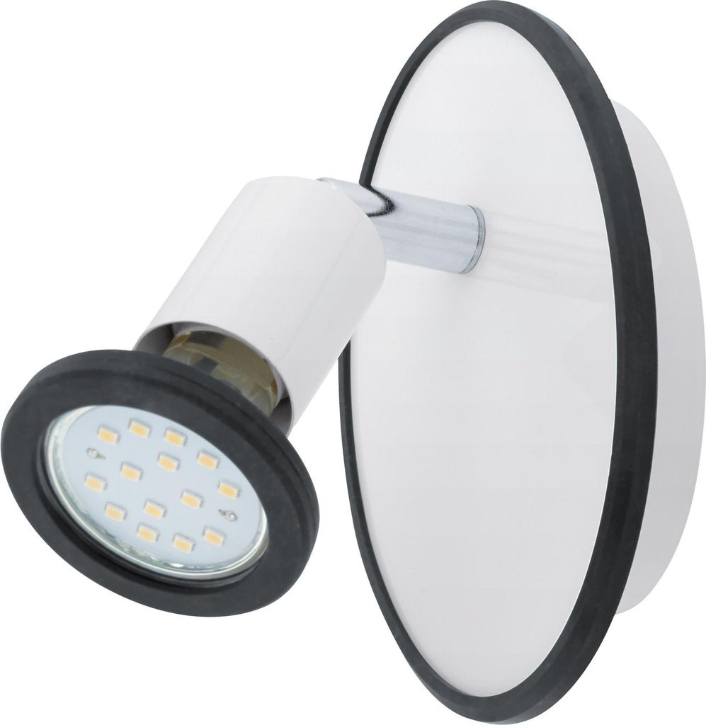 EGLO LED Deckenlampe Modino, Deckenstrahler, Stahl, Kunststoff in weiss, chrom, GU10 Fassung