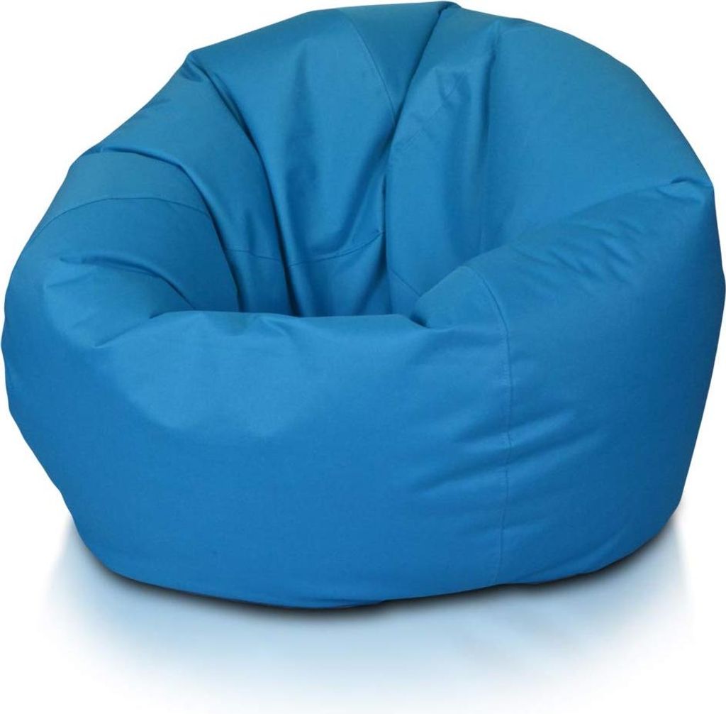 Ecopuf - Sitzsack, Schlumpf zum Sitzen Innen- und Außen, Größe L, Hellblau Nc6