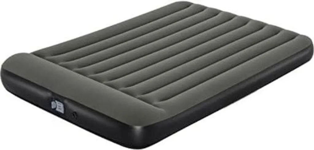 Matelas gonflable 2 places avec gonfleur électrique intégré Gris Anthracite