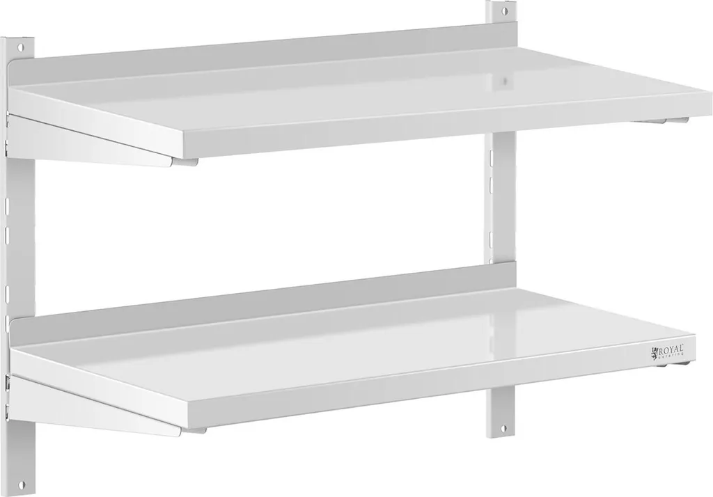 Étagère murale inox : Solution gain de place pour cuisine pro 80 cm