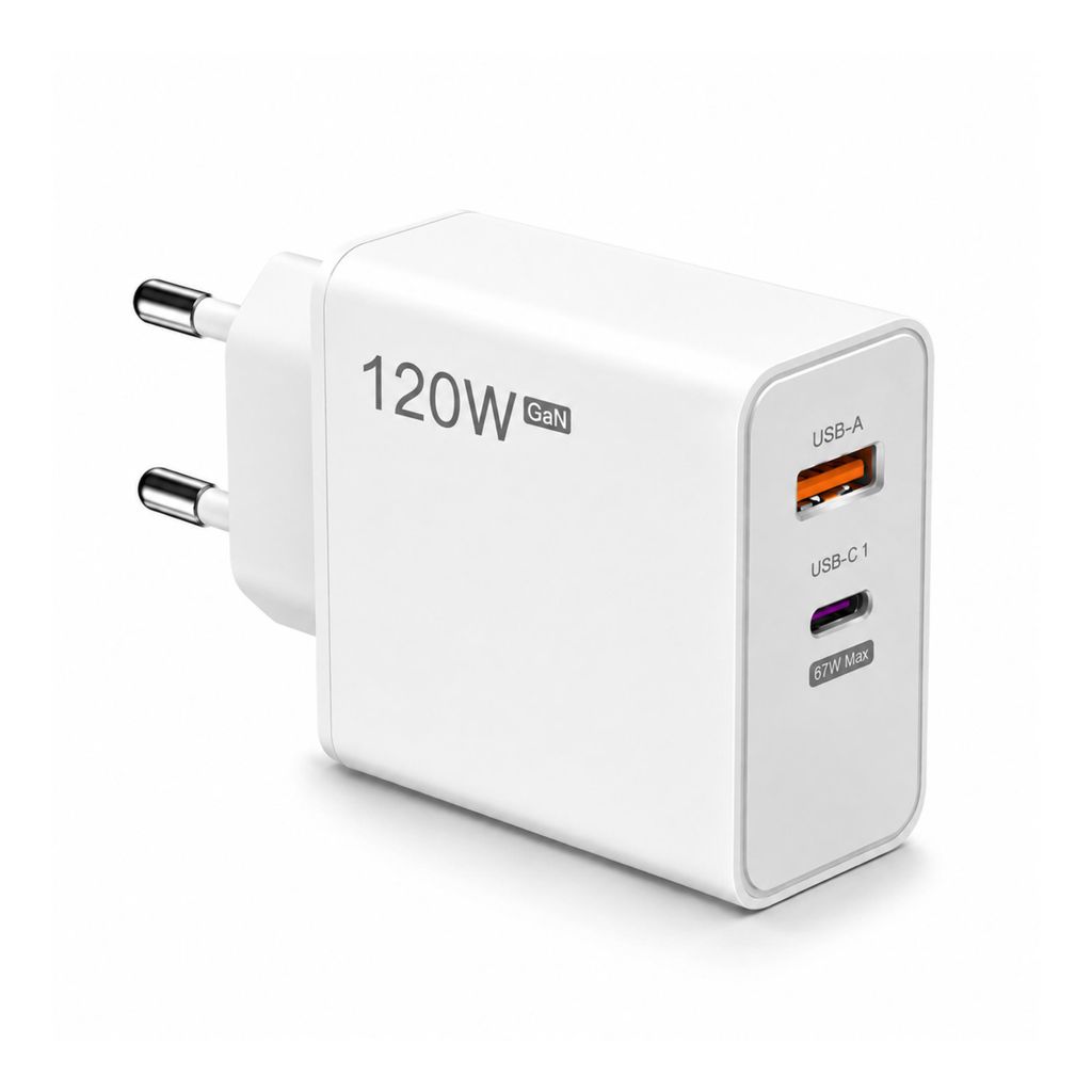120W Xiaomi USB-C GaN Ladegerät - Dual-Port Produktbild 