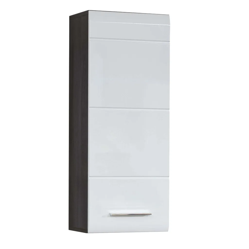 Étagère murale gain de place Rootz, meuble de rangement compact blanc