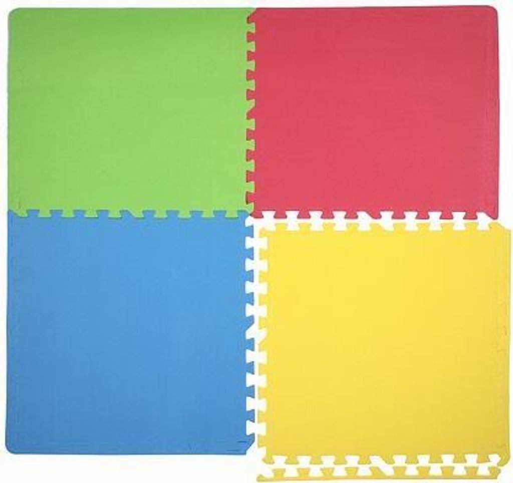 Merco Colored Puzzle fitness podložka mix barev balení 4 ks Obrázek produktu 2