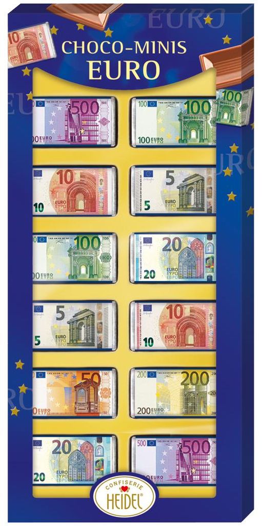 Heidel Choco-Minis Euro 12er Produktbild 